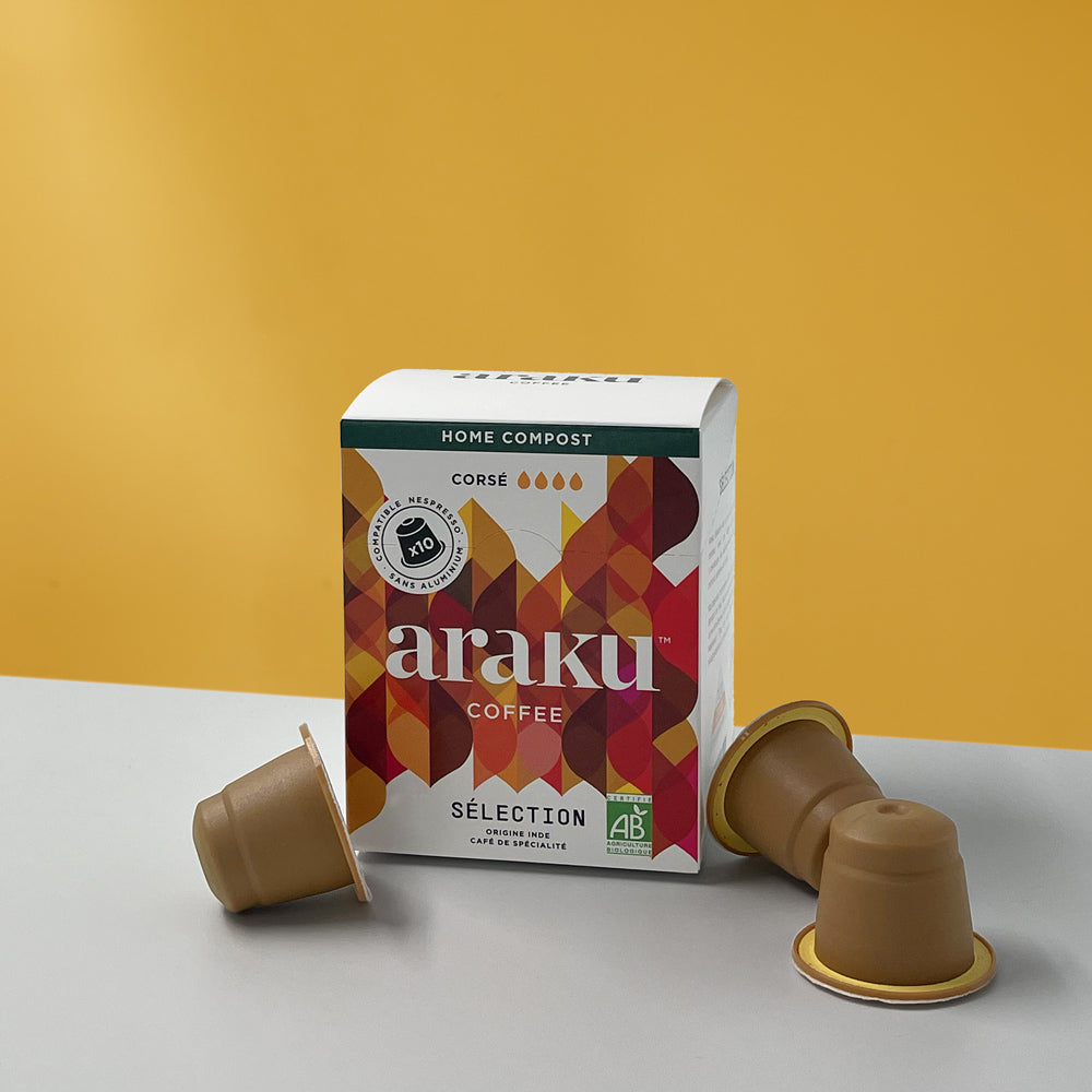 Nos capsules sélection sont compostable et compatibles nespresso