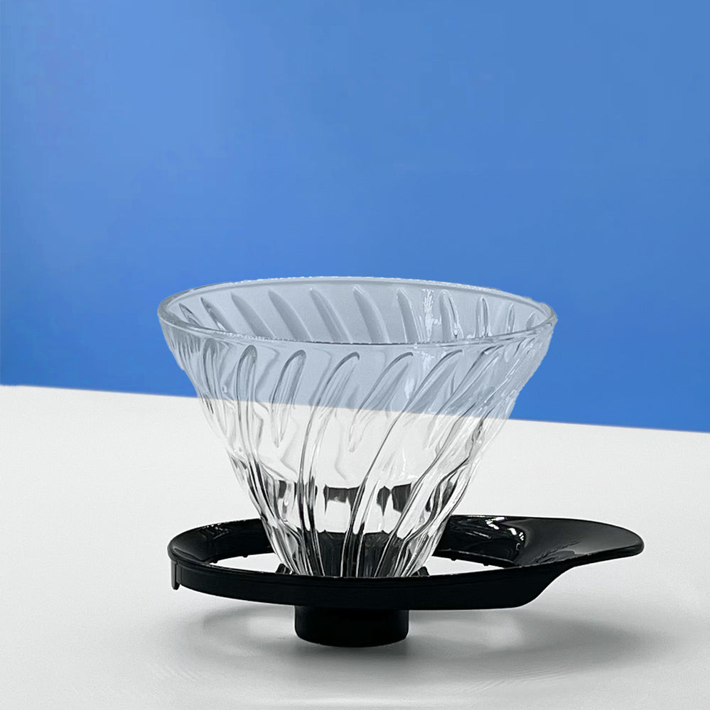 dripper hario pour V60 en verre 1 à 4 tasses
