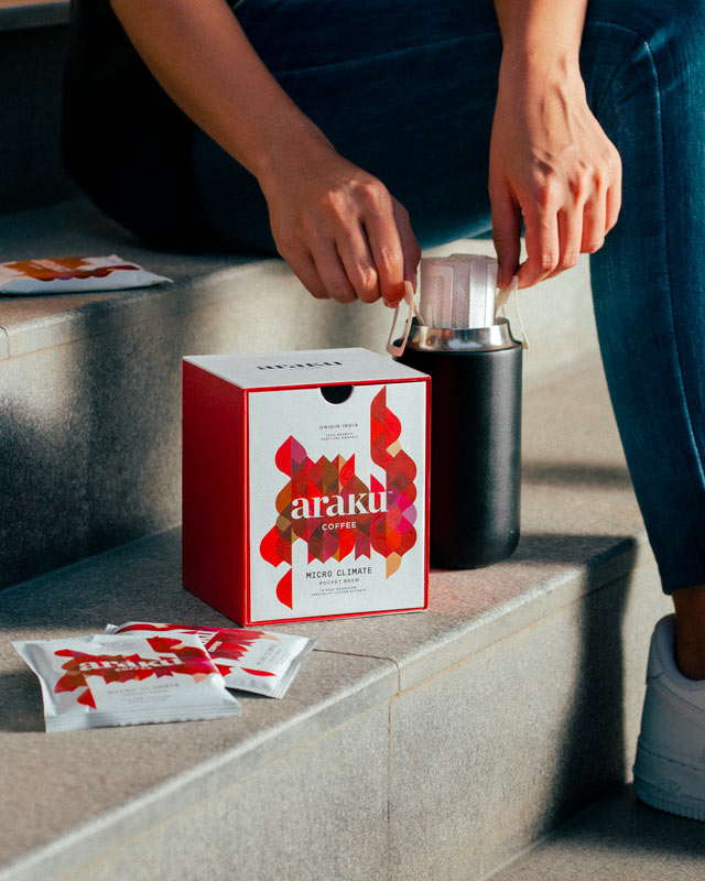 Monodose de café filtre de spécialité, un café bio à emporter partout et facile à préparer