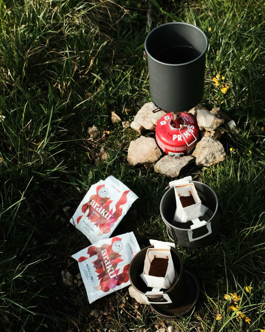 Monodose de café filtre de spécialité, un café bio à emporter partout et facile à préparer