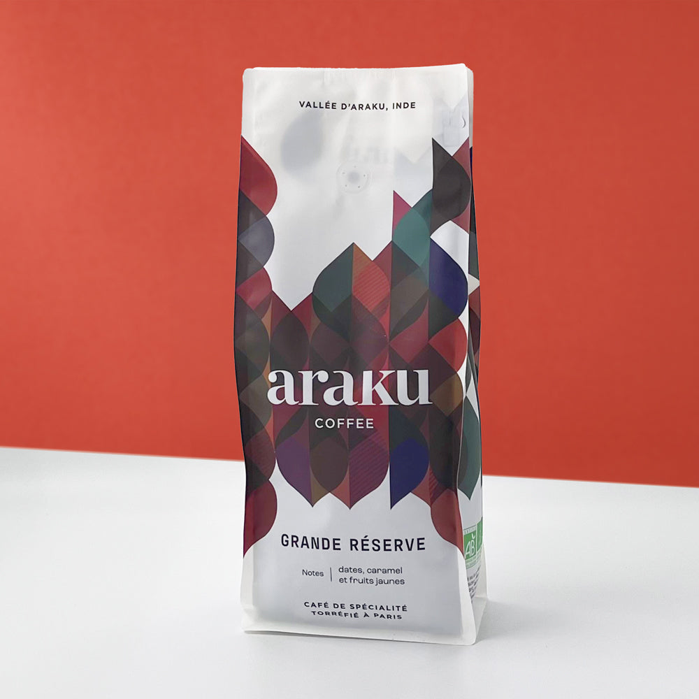 Café de spécialité Grande Réserve : café en grains Inde