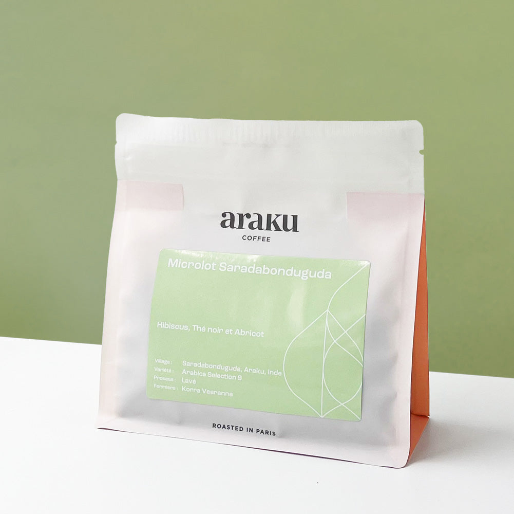 Notre nouveau microlot de café de spécialité bio single origin, noté 87/100 par la SCA : Un des meilleurs café en grain d'Inde. Un café d'exception pour espresso