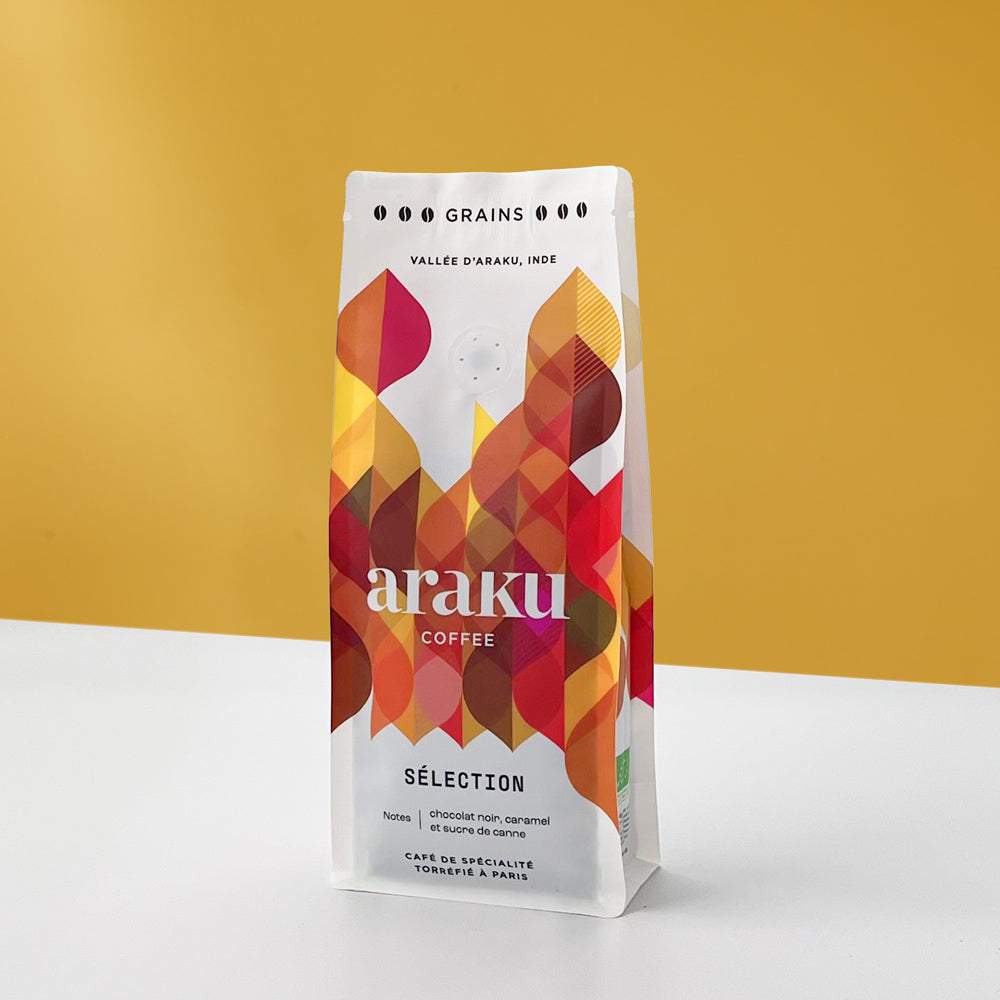 Café en grain bio : Selection sachet de café 200G